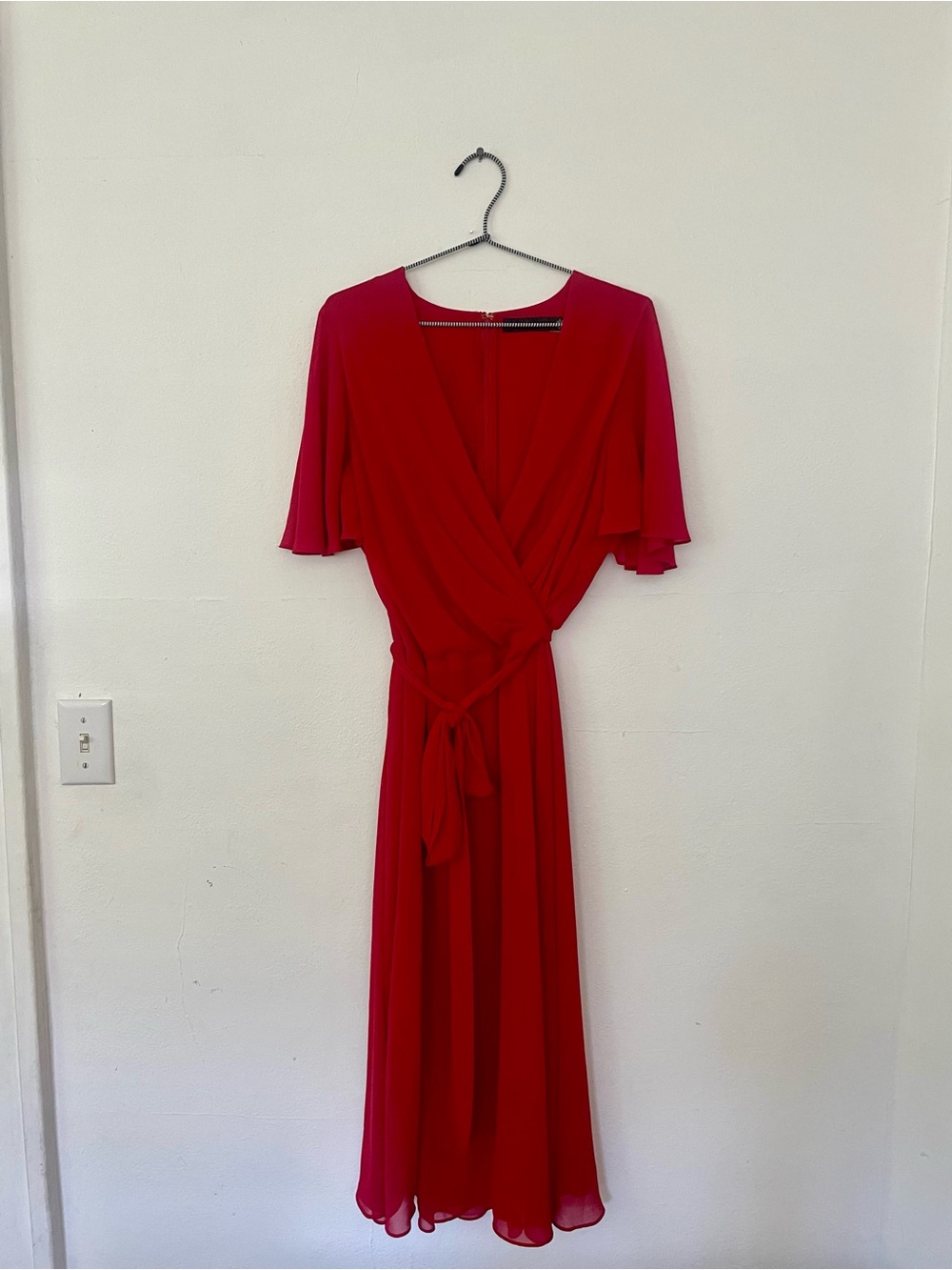 Ralph Lauren Midi Dress with Tie Waist
